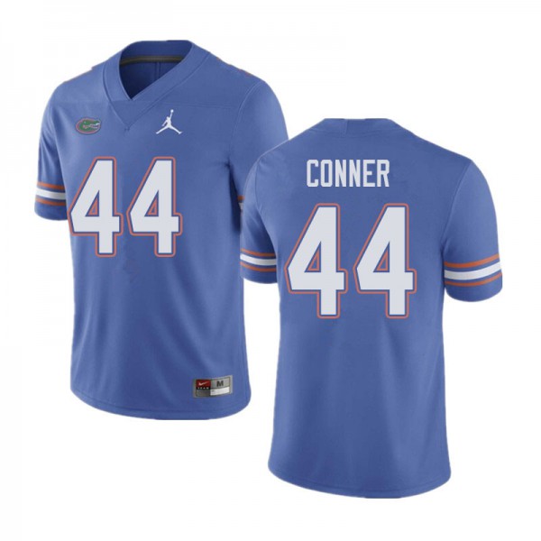 Jordan Brand Men #44 Garrett Conner Florida Gators College Football Jerseys Blue